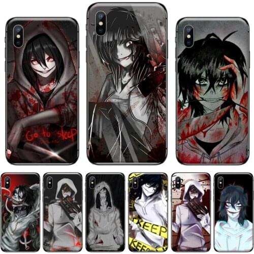 Jeff The Killer Phone Case for iPhone 11 12 mini pro XS MAX 8 7 6 6S Plus X 5S SE 2020 XR high quality luxury cover
