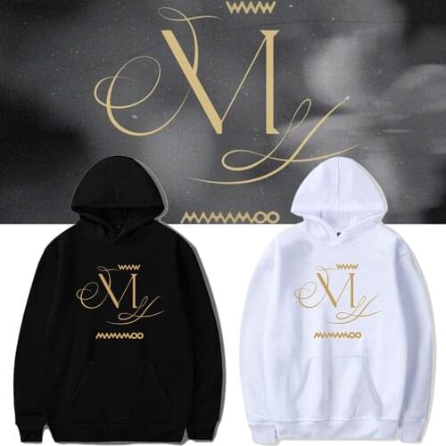 MAMAMoo Hoodies Sweatshirts WAW Hoodie Kpop Hip-Hop with Velvet Autumn Winter Hoodies