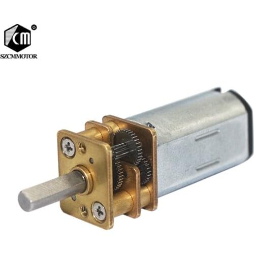 N30 12mm Micro Gear Motor 3mm Diameter Shaft 6v 12v DC Voltage Many Speeds Metal Gearwheel Hobby DIY Gear Reduction Motor