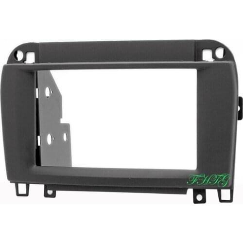 Car Radio Fascia panel is suitable for 2002-2006 BENZ S-Klasse (W220)/ CL-Klasse (C215), Double Din Car Audio Frame