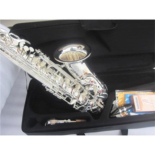 New Saxophone Alto Sax Matte Black Suitcase and mouthpiece