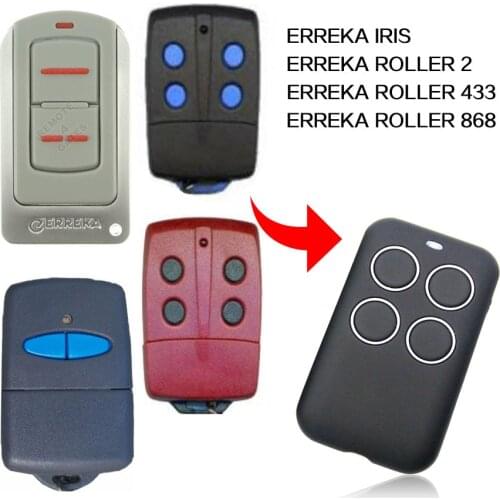ERREKA IRIS ERREKA ROLLER 433 868 remote control ERREKA ROLLER garage gate door remote control 433MHz