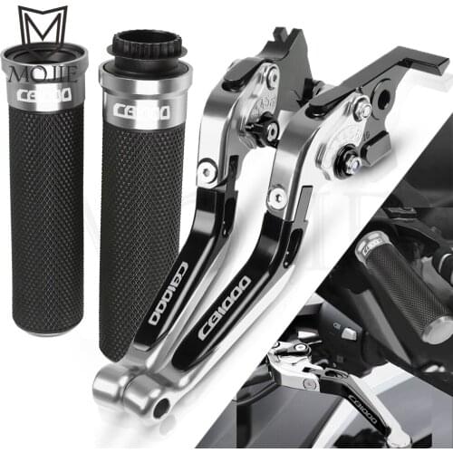 For Honda CB1000 CB 1000 Big one SC30 1993-1996 1994 Motorcycle CNC Folding Extendable Brake Clutch Levers Handlebar Hand Grips