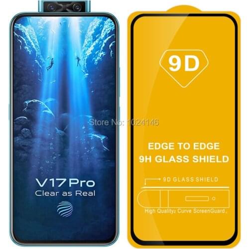 For vivo V17 Pro V17Pro 6.44" 5D 6D 9D Full Cover Hard Clear Tempered Glass Screen Protector Explosion-proof Protective Film