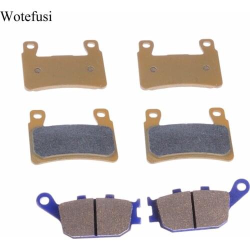 Wotefusi Hot 6 Front Rear Brake Pads For Honda 954 CBR954 RR 02-03 2002 2003 [ST07]
