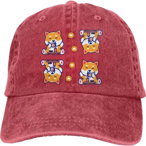 Funny Chibi Puppers The Baseball Cap Peaked capt Sport Unisex Outdoor Custom Sushi Corgi Kwaii Dog Humor Foods Hats