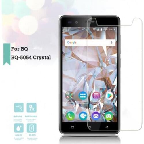 Smartphone 9H Tempered Glass for BQ BQ-5054 Crystal GLASS Protective Film ON BQ BQ-5054 Screen Protector cover Mobile phone