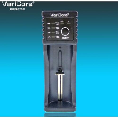 2 pcs. VariCore U4 AA AAA 18650 26650 18350 16340 14500 10440 26500 17500 lithium iron 3.2V 1.2V 3.7V 3.85V NiMH Battery Charger