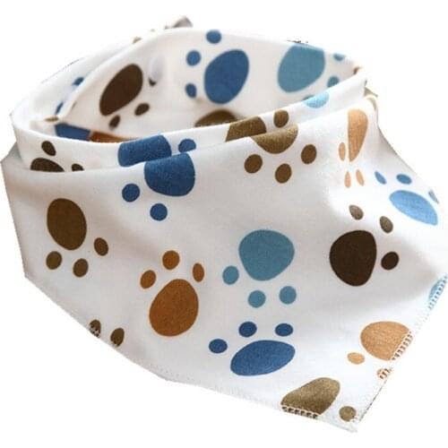 30pc/lot Cotton Baby Bibs Cute Feeding Bib Baby Nursing Bandana Burp Cloth For Girls And Boys Double Side Baby Scarf