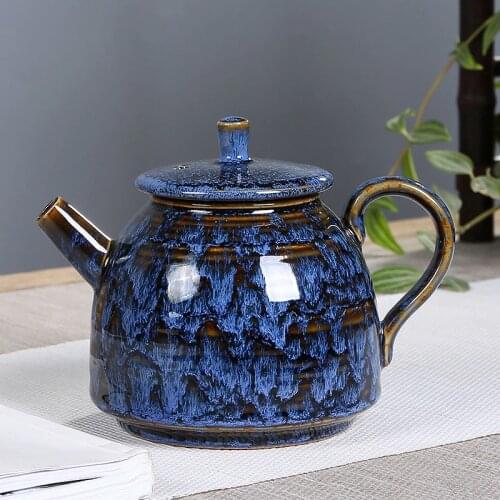 300ml ceramic teapot single pot household large simple kung fu tea set filter teapot kettle tea pot
