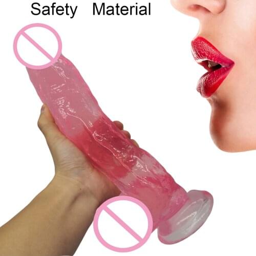 31CM HOWOSEX Super Long Jelly Dildo for Women Lesbian Pink Huge Dildos for Anal Big Dick Penis Suction Cup Adult Toy Sex