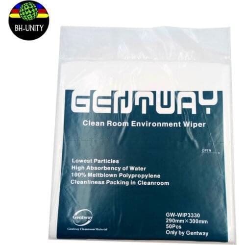 50pcs/bag 29*30cm import cleaning tissue wiper paper non -woven cloth Cleanroom Wiper for Polaris Konica Xaar Spt printhead