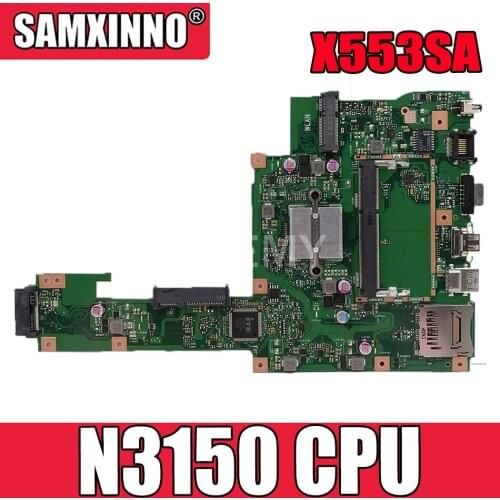 Akemy X553SA Motherboard N3150 4 cores For Asus A553S A553SA F553S F553SA X553S laptop Motherboard X553SA Mainboard