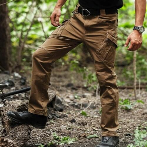 High Quality Urban Tactical Pants Military Clothing Mens Cargo Pants SWAT Combat Pants Men Military Multi Pockets Trousers Men