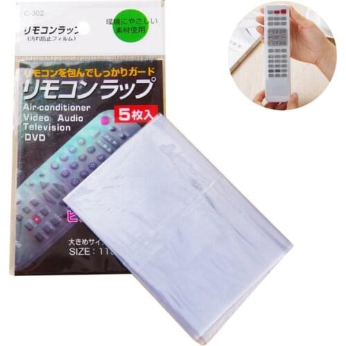 TV Air Conditioner Remote Control Cover Heat Shrinkable Film Thermoplastic Waterproof чехол для пульта Protective Case Dustproof