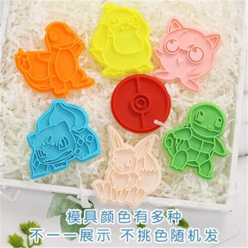 Pokemon Cookie Cutters 3d Cartoon Cartoon Skull Mold Plastic Pressing Fun Baking Mold Unicorn Cookie Mould Baking Prop