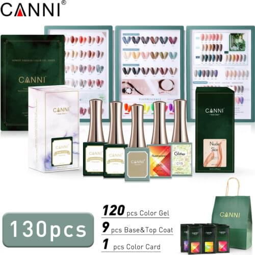 CANNI New Series Set 16ml Nail Gel Polish 120 Colors Hot Sale Fast Dry Nail Salon Enamel Gel Lacquer UV Gel Polish