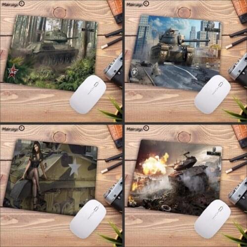 Mairuige Wholesale And Retail Large World of Tanks Style Gaming Mouse Pad PC Computer Laptop Gaming Mice Mat For Gamer 22X18 CM