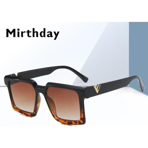 Fashion Square Sunglasses Women 2020 New Luxury Brand Sun Glasses Men Vintage Ladies Eyewears UV400 Goggles V-leg Glasses