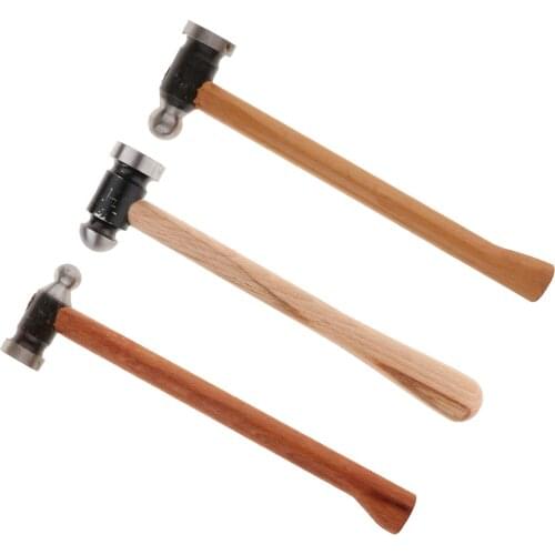 Planishing Hammer Maker Jeweler Repousse Chasing With Metal Head Wood Handle