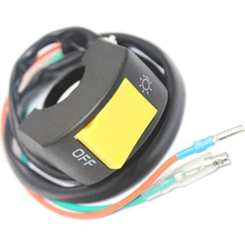Motorcycle ATV Bike 7/8 Handlebar Headlight LED Spot Light Lamp Kill Switch Pack of 1