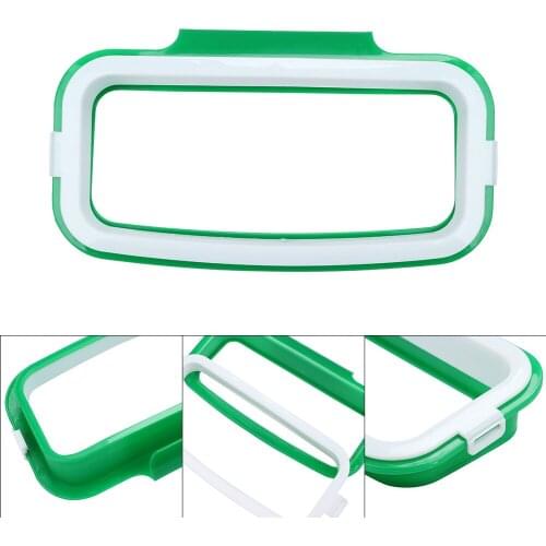 New Cupboard Door Back Hanging Trash Rack Storage Kitchen Garbage Rubbish Bag Holder Kitchen Cabinet Trash Rack Home Storage