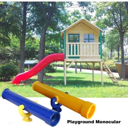 2021 New Kids Playground Monocular Pirate Telescope Plastic Toy Swing Set Accessory Green For Outdoor Wooden Swing Set Kids Toy