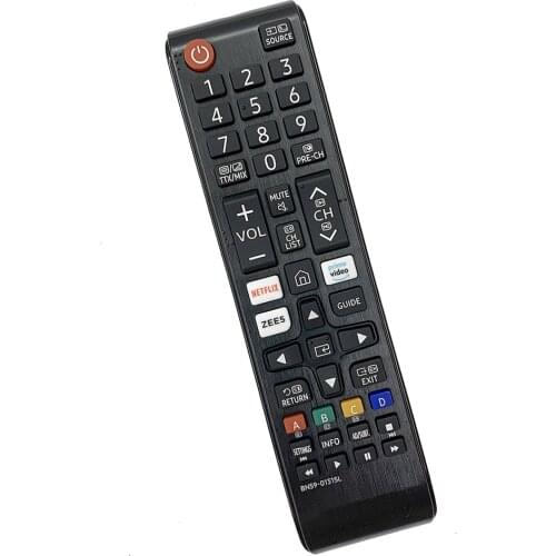 New BN59-01315L For Samsung Smart TV Remote Control Netflix Prime Video ZEE5 Compatible With BN59-01315A UN50RU7100 UN75RU7200