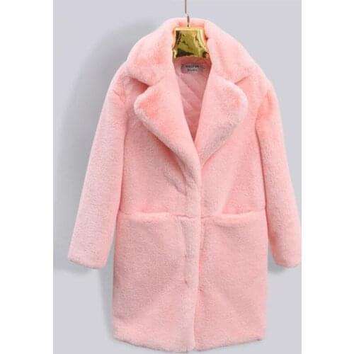 New 2019 Winter Women Woolen Coat Thicken Warm Outerwear lapel Collar Ruffles Female Casual Jacket Long Sweet Preppy Trench Coat