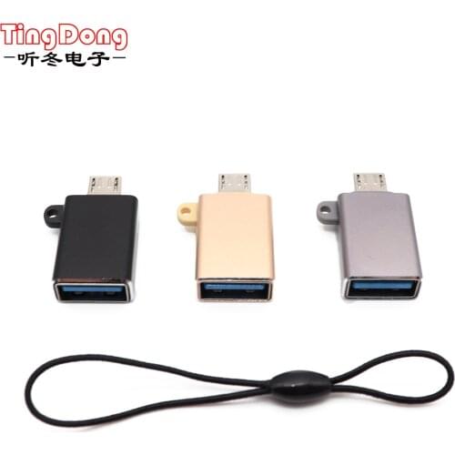 Micro USB to USB OTG Adapter Male to USB 2.0 Micro Adapter Converters for Samsung for Xiaomi for Huawei Android Mobile Phones
