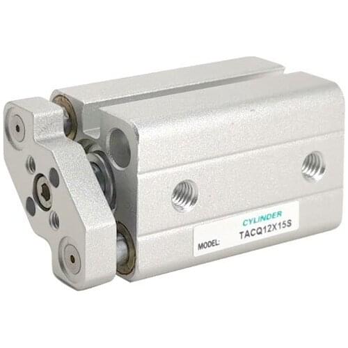 Pneumatic Compact Thin cylinder double acting Bore 12 air Cylinder TACQ12X5X10X20X25X30
