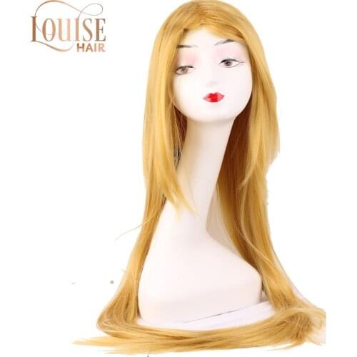 Louise Hair Cosplay wig 120cm Long Straight Beige Blonde Synthetic Hair Tangled Rapunzel Perucas Cosplay Wig