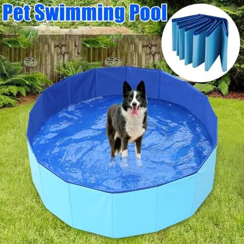 Dog Swimming Pool Foldable Pet Pool Bath Swimming Tub Bathtub Pet Collapsible Bathing Pool for Dogs Cats Kids Drop Shipping