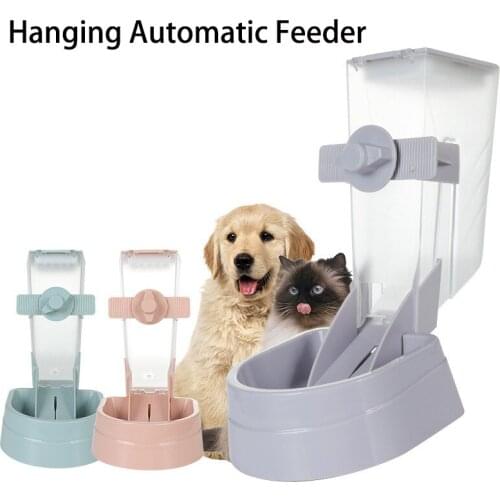 Dog Feeder Hanging Type Automatic Food Spill Cat Bowl Detachable Large Capacity Food Storage Dog Bowl Dog Bowl Pet Supplies