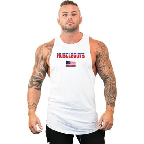 Workout Gym Clothing Tank Top Mens Bodybuilding Muscle Sleeveless Singlets Fashion Mesh Fitness Training Running Vests Man Shirt