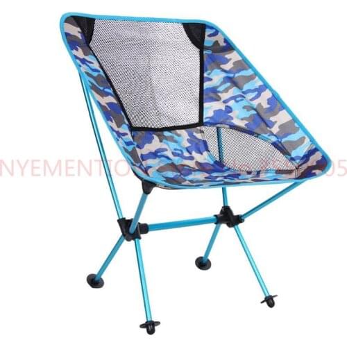 Folding Camouflage Backrest Fishing Chair 600D Oxford Fabric Aluminum Alloy for Outdoor Garden Camping Beach Traveling 5pcs