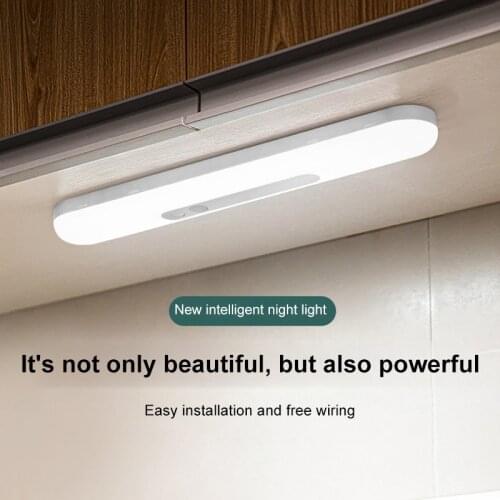 LED Night Lights Motion Sensor Wireless Bedroom Decor Light Detector Wall Decorative Lamp Staircase Closet Room Aisle Lighting