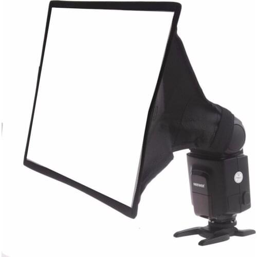 30X20cm Universal Flash Square Softbox Diffuser for Canon Nikon Sony Pentax Metz Yongnuo Olympus Speedlite
