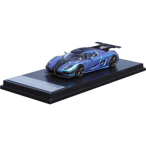 1:64 Koenigsegg One Chameleon Blue Diecast Model Car