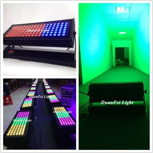10lot ip65 dmx rgb led 108x3watt 3in1 city color led rgb wall washer ip65