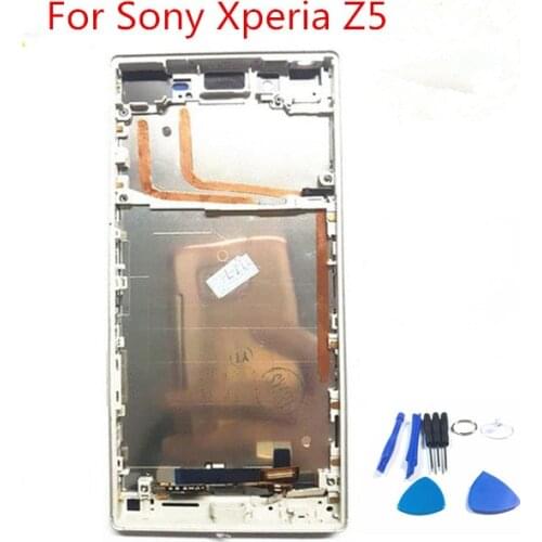 100% Tested LCD Display Touch Screen Digitizer Assembly With Frame Replacement Part For Sony Xperia Z5 E6633 E6653 E6603