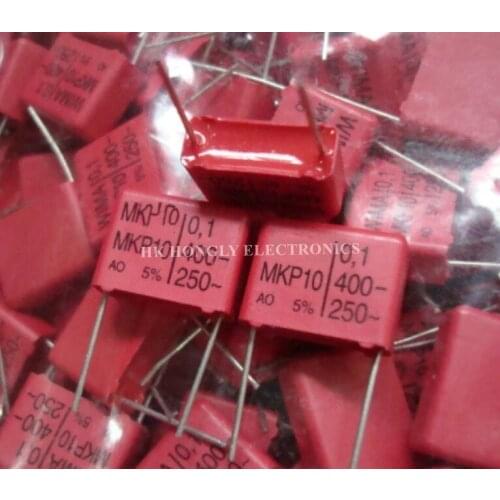 20PCS MKP10 400V 0.1uF 100NF 104 P=15mm P=22.5mm Capacitor