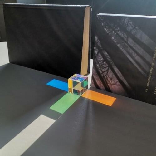 18mm Optical Physics Experiment Equipment Light Cube Prism