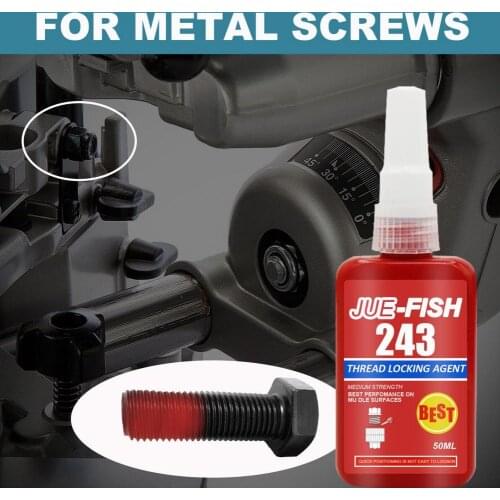 50ml Liquid Anaerobic Sealants Corrosion Resistance Sealant Portable Thread Super Glue For Metal Surfaces Machine Maintenance