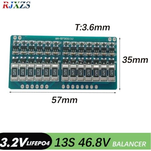 13S 3.6v lifepo4 balancer board lifepo4 balncing full charge battery balance board