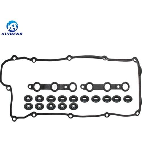 Cylinder Head Screw Gasket Valve Cover Gasket for BMW E36 320 323 325 328 E34 520 525 E39 E38 728 M52 M50 Engine 11129070532