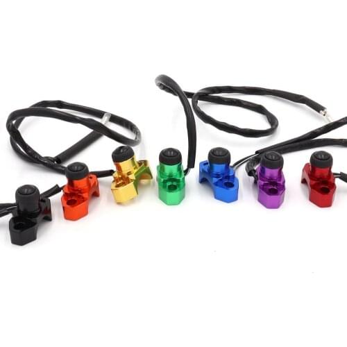 CNC Billet Universal Engine Stop Start Kill Switch Button For CBR CRF KX EXC Dirt Street Bike