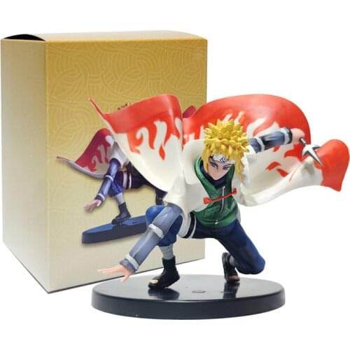 15CM Fighting Shippuden Naruto Uzumaki Naruto Namikaze Minato Action Figures Anime Figurines Model Toys Birthday Gift