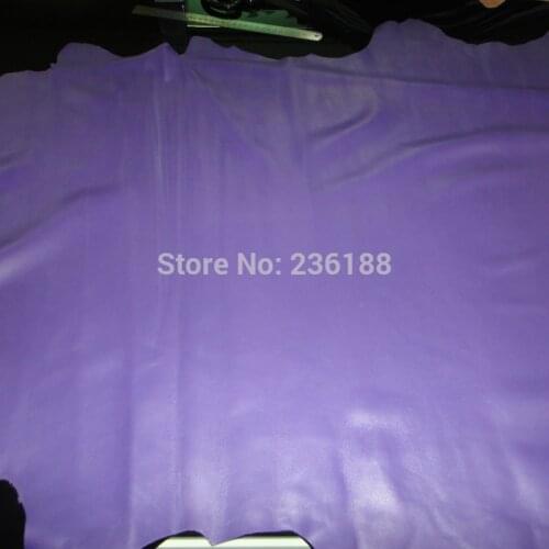 Purple Genuine Sheep Skin Leather Fabric Material Wholesale for shoes,Handbag,Free Shipping