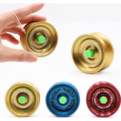 Exquisite Painting Alloy Metal Yoyo Toy High Quality KK Bearing YoYo With String Toys For Children Classic Toy Gift Cool YOYO